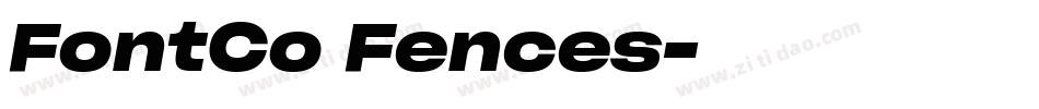 FontCo Fences字体转换